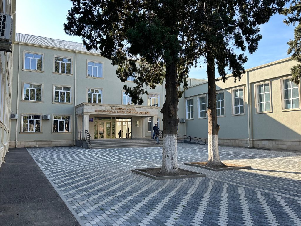 SAMUX RAYON H. ZƏRDABİ ADINA ÇOBANABDALLI KƏND TAM ORTA  MƏKTƏBİN TİKİNTİSİ